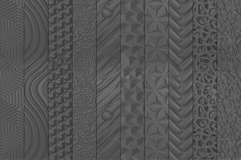 Textured 3D finish