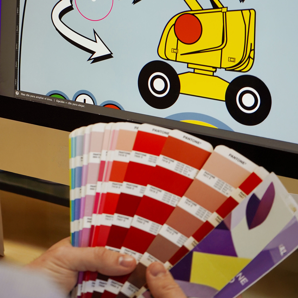 Selección y gestión de colores para proyectos de diseño gráfico e impresión profesional.